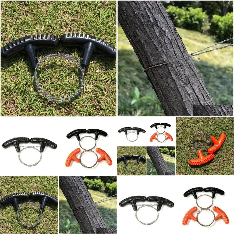 steel rope hand saw chain practical portable for emergency survival gear wire kits carpentry tools