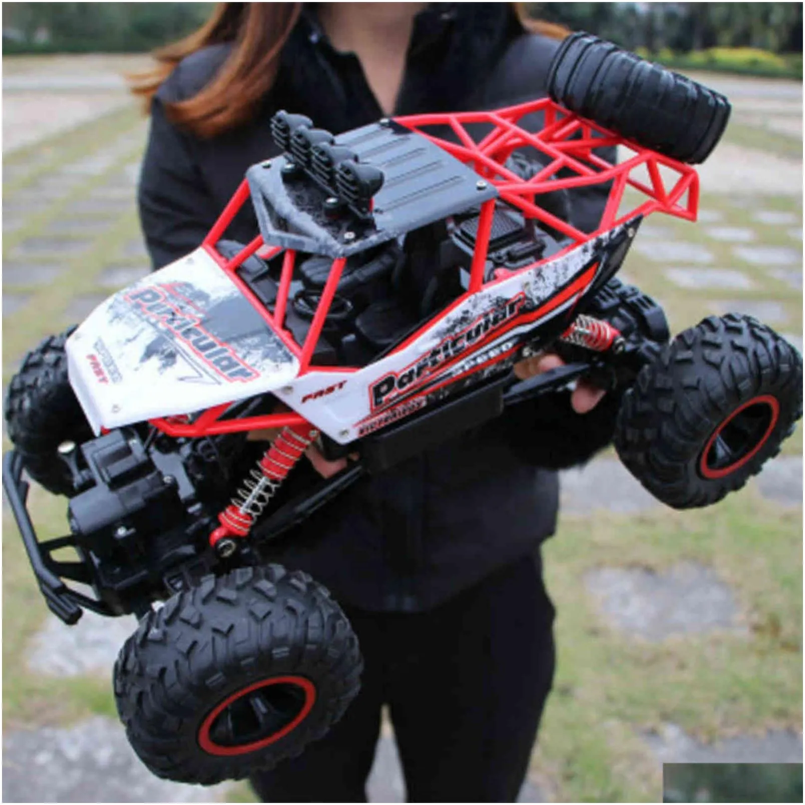 1 12 4Wd Rc Car Updated Version 2 4G Radio Control Toys Remote Trucks Off-Road Boys For Children 211027 Drop Delivery Dhmxp