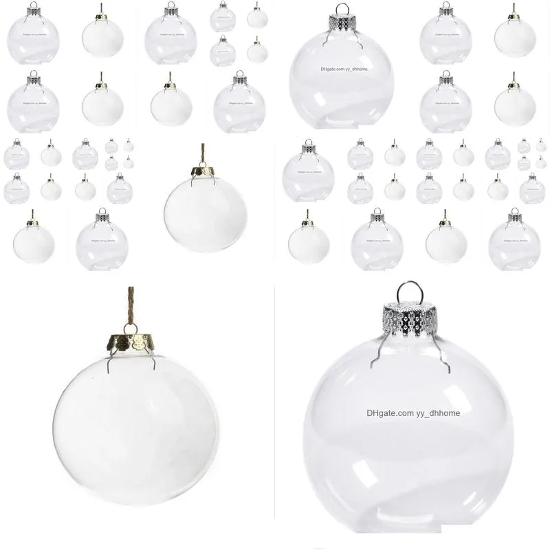 2021 bauble ornaments christmas xmas glass balls decoration 80mm christmas balls clear glass wedding balls 3quot 80mm christma5924425