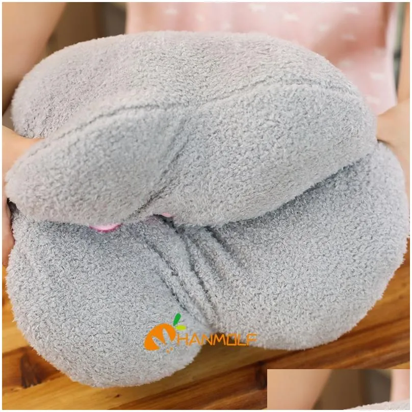 P Sky Pillows Emotional Moon Star Cloud Shaped Pillow Pink White Grey Room Chair Decor Seat Cushion 220707 Drop Delivery Dhtaj