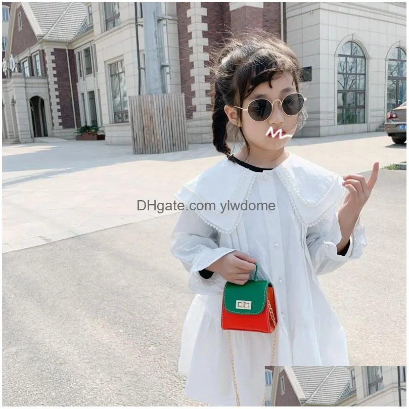 Purse New Girls Mini Purses And Handbags Cute Little Girl Small Coin Wallet Pouch Messenger Bags Baby Clutch Drop Delivery Baby, Kids Dhycn