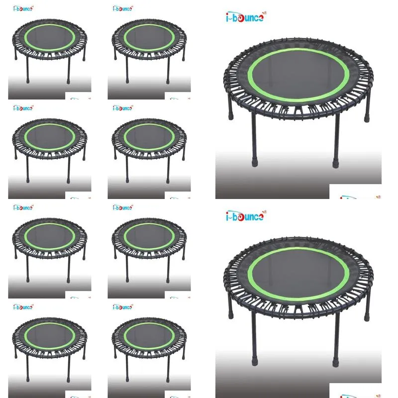 Trampolines Whole Fitness Bungee Trampoline Rebounder 48Inch0123454499547 Drop Delivery Sports Outdoors Fitness Supplies Fitness Equip Dhjc0