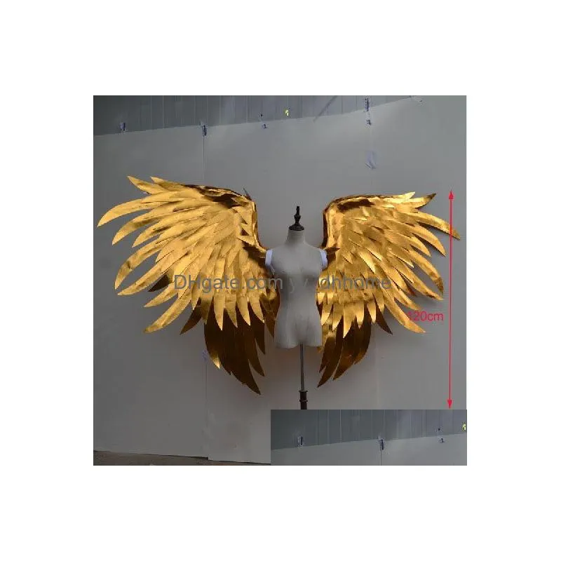 big size gold angel wings beautiful po shooting props high quality display supply 4kg not fit for long time wear ems 9543348