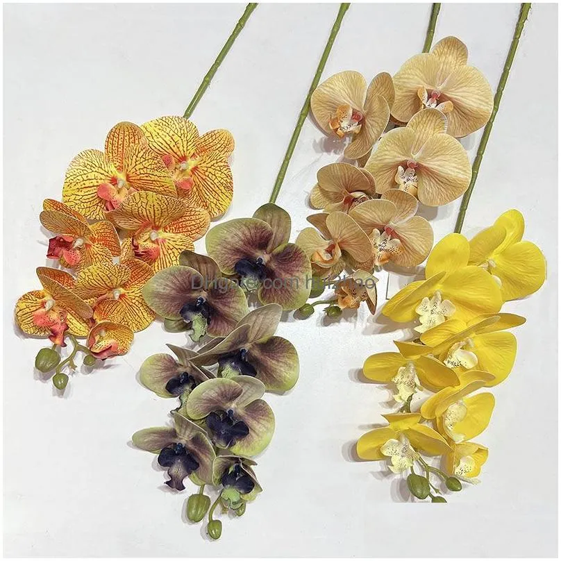 decorative flowers artificial flower butterfly orchid design flowers for family parties