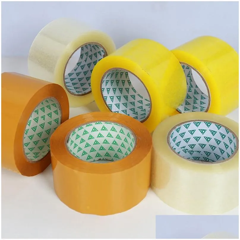 2016 Adhesive Tapes Wholesale Large Roll Tape For Packaging And Sealing Including Light Yellow White Transparent Beige Opaque The Widt Dhosn