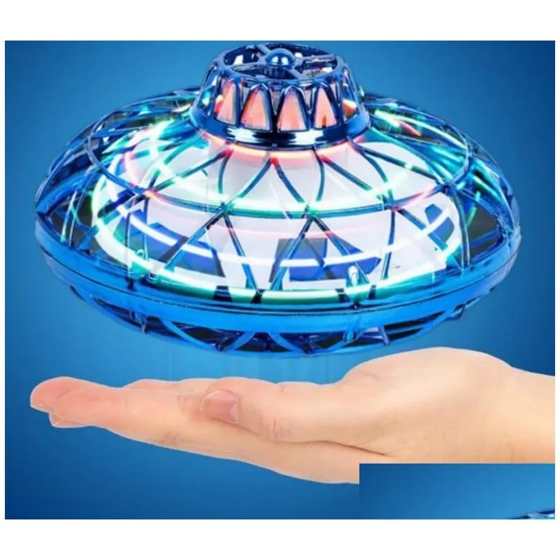 Decompression Toy Ball Intelligent Induction Ufo Toy Roundabout Fly Spinner Cool Remote Control Flying Poppuck Magic For Kid Fidget Dr Dhtcd