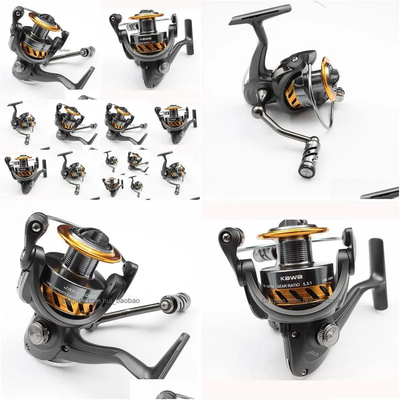 baitcasting reels kawa spinning reel alloy alluminum handle left and right hand exchange high quality 6 1 bearing fishing