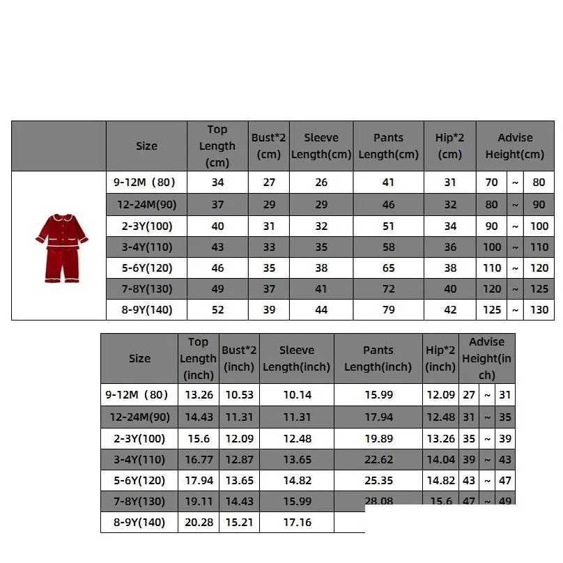 Pajamas 2023 Style Christmas Kids Baby Boys Girls Button Veet Pyjamas Family Matching Festival Pjs Children Hooded Cardigans Drop Del Dh15J