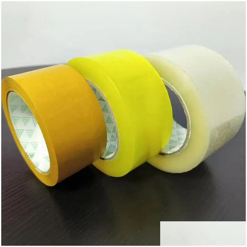 2016 Adhesive Tapes Wholesale Large Roll Tape For Packaging And Sealing Including Light Yellow White Transparent Beige Opaque The Widt Dhosn