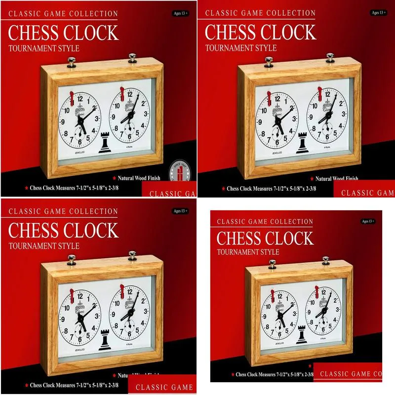 Chess Games John - 7 5 X 125 2 375 Tournament Style Chess Clock With Natural Wood Finish Drop Delivery Sports Outdoors Leisure Sports Dhzws