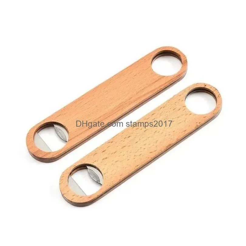 factory outlet custom wood handle bottle openers bar blade beer bottle opener vintage wooden handle stainless steel bartender bottle