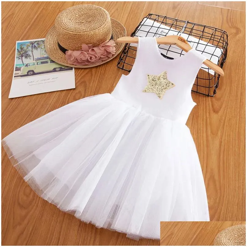 Girl`S Dresses Girls Dresses Lace Christmas Dress Girl Year Princess Wedding Party 3-8Y Childrens Ceremony Prom 230408 Drop Delivery B Dhntv