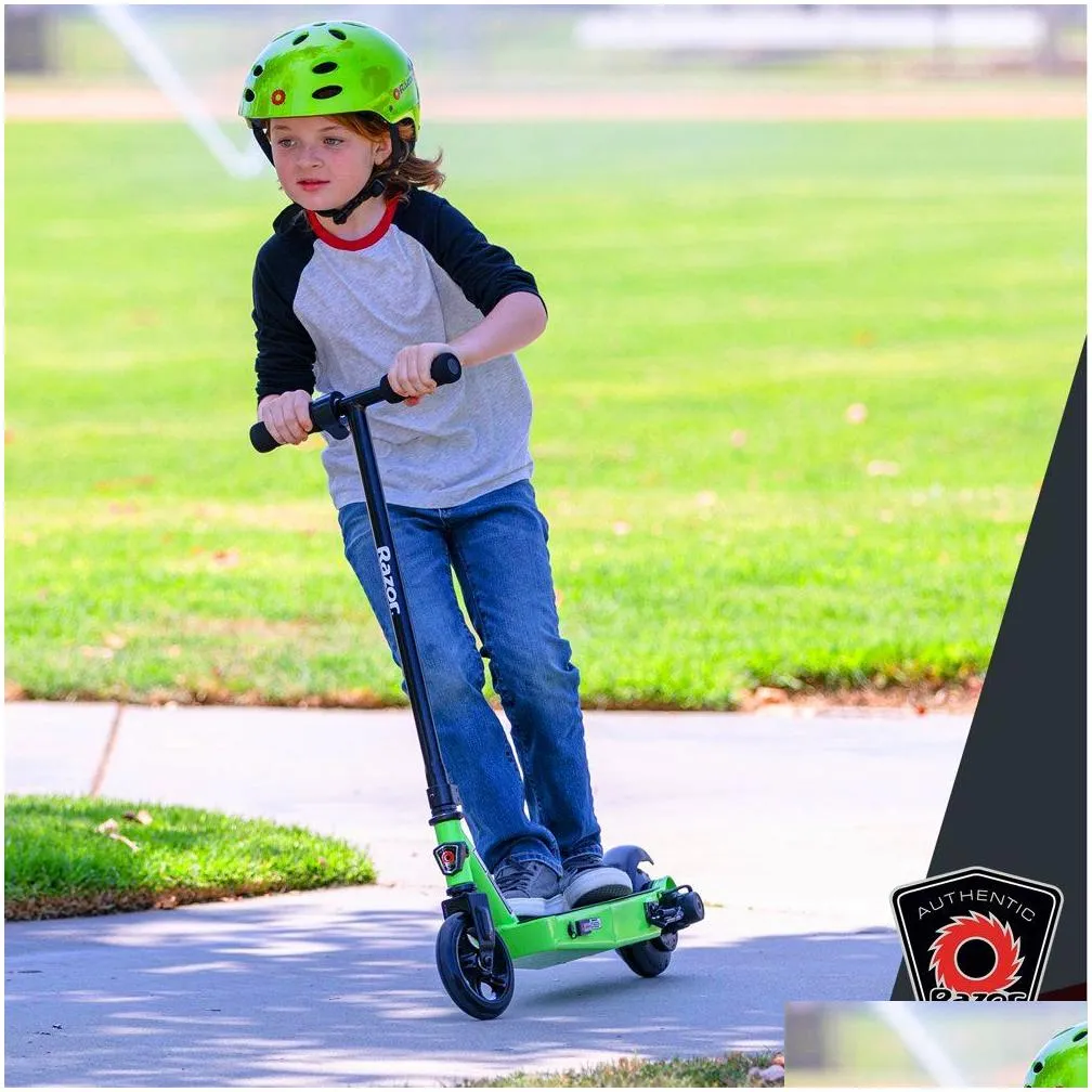 Other Scooters Black Label E90 Electric Scooter For Kids Ages 8 And Up To 120 Lbs 10 Mph 40 Mins Of Ride Time 90W Power High-Torque Dr Dhuzl