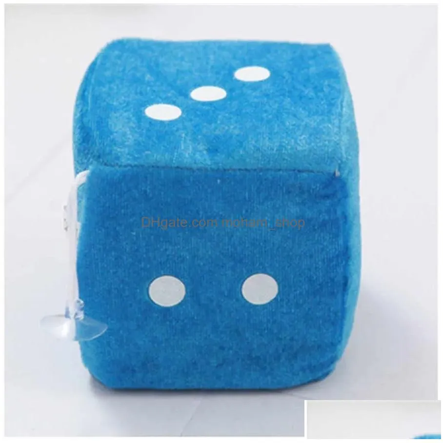 short plush number dice educational aids side length10cm soft toys game props letter dice adsorbable stuffed toy