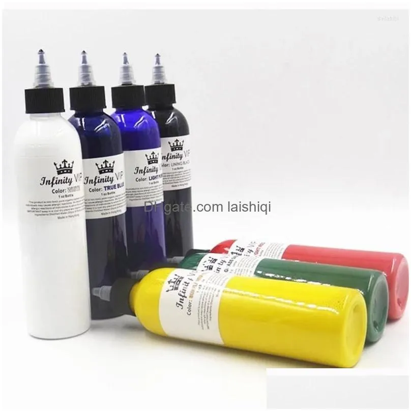 tattoo inks 7 color drop pigment 250ml permanent beauty makeup micropigment for body art cosmetics pure plant 330g