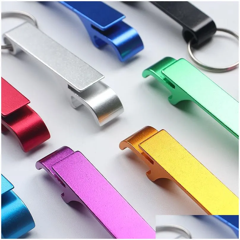 Openers Aluminium Portable Can Opener Key Chain Ring Cans Openers Restaurant Promotion Gifts Kitchen Tools Birthday Gift Party Supplie Dhgmg