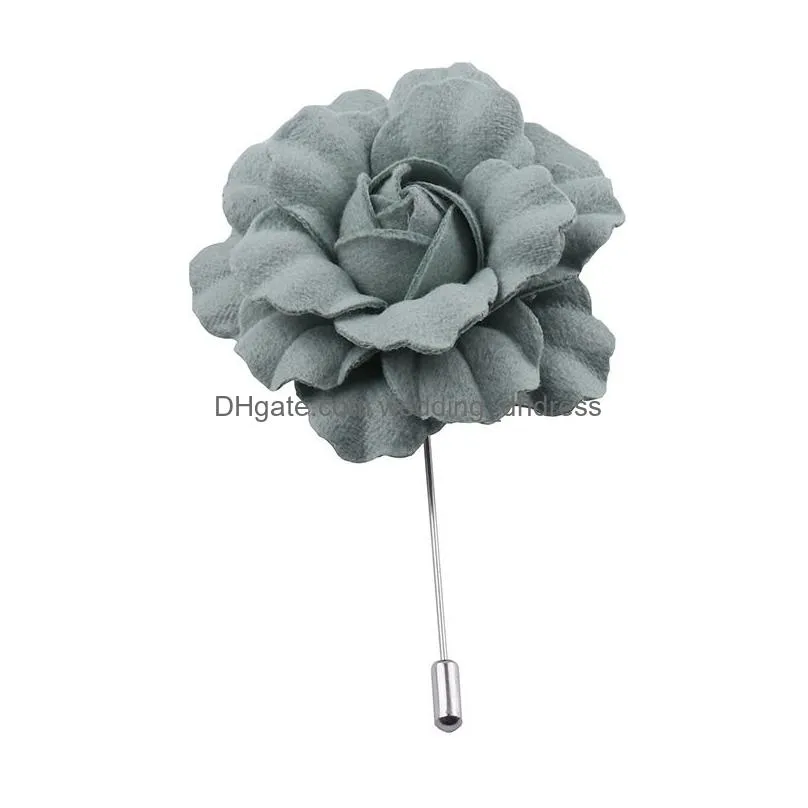 fabric flower brooch corsage small fragrance luxurious pu pearl flower womens simple hanfu red cheongsam accessories