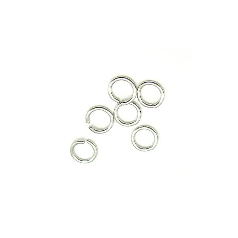 100pcs lot 925 sterling silver open jump ring split rings accessory for diy craft jewelry gift w5008 259o