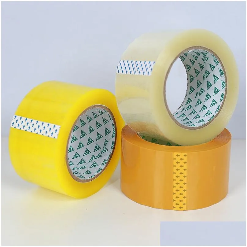 2016 Adhesive Tapes Wholesale Large Roll Tape For Packaging And Sealing Including Light Yellow White Transparent Beige Opaque The Widt Dhosn