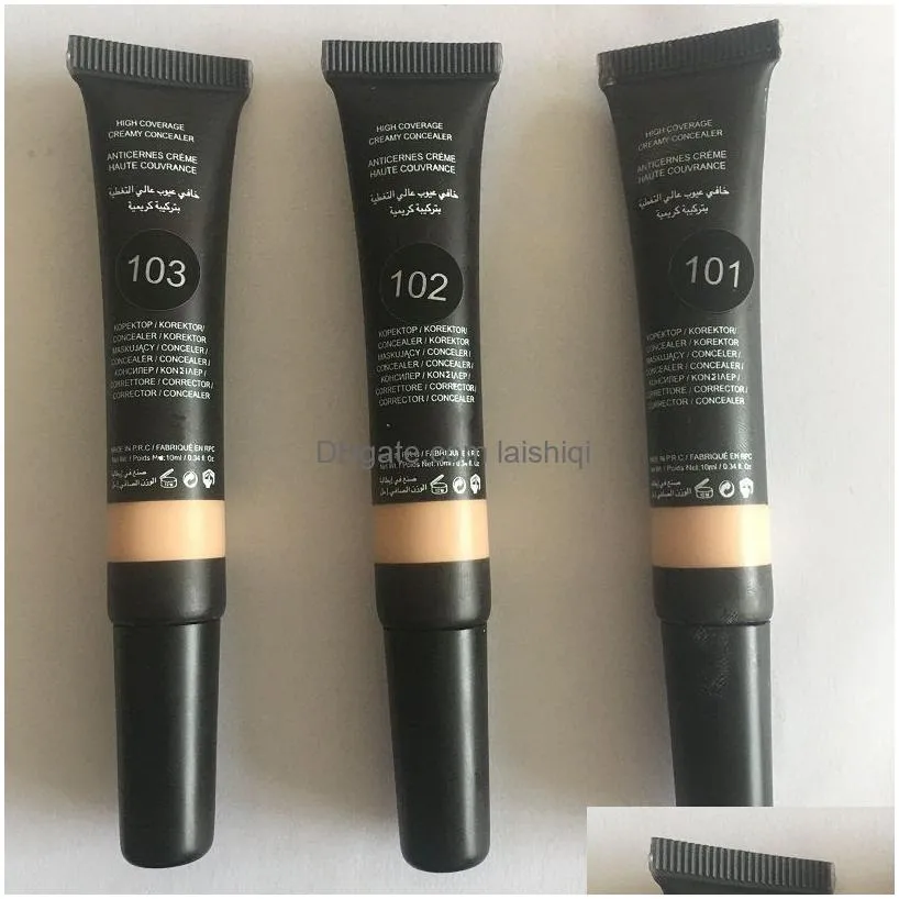 10ml 3colors concealer foundation make up cover primer concealer base professional face makeup contour palette makeup base1783677