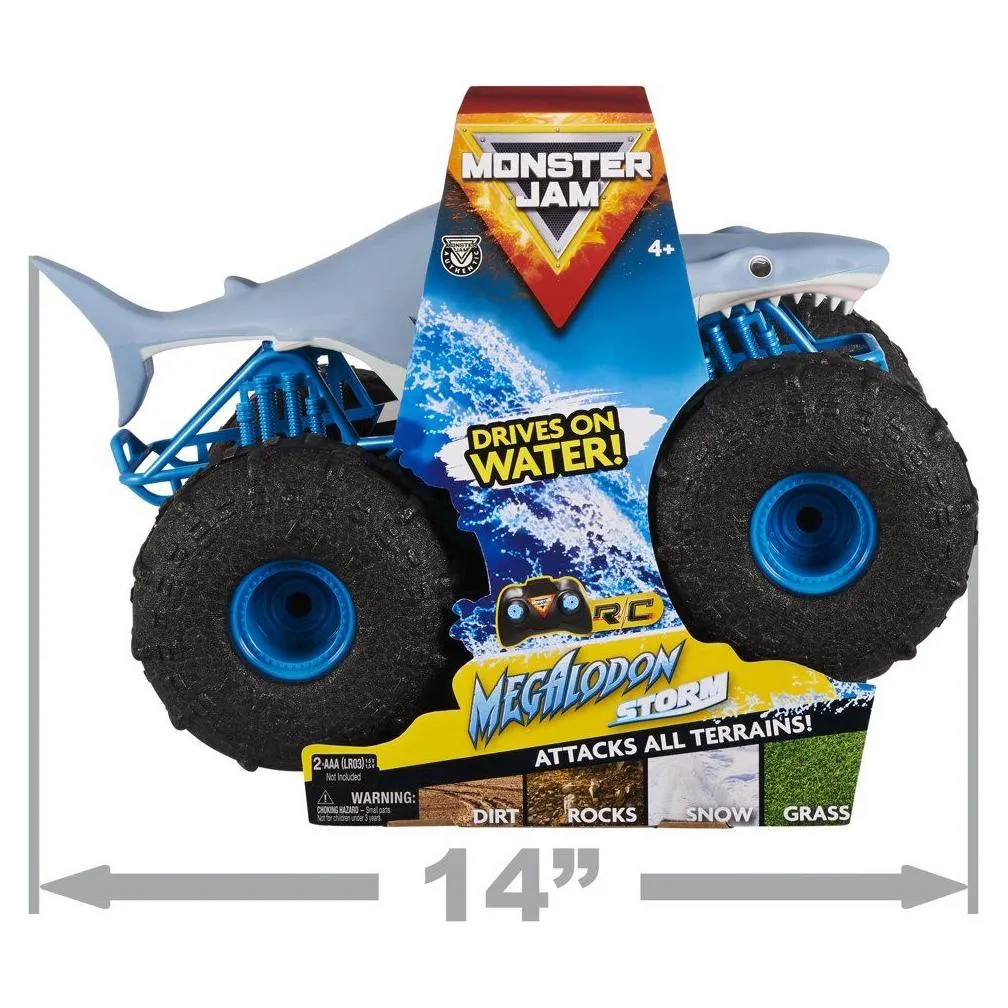 Outdoor Games & Activities Jam Official Megalodon Storm All-Terrain Remote Control Truck Toy Vehicle 1 15 Drop Delivery Sports Outdoor Dhxao