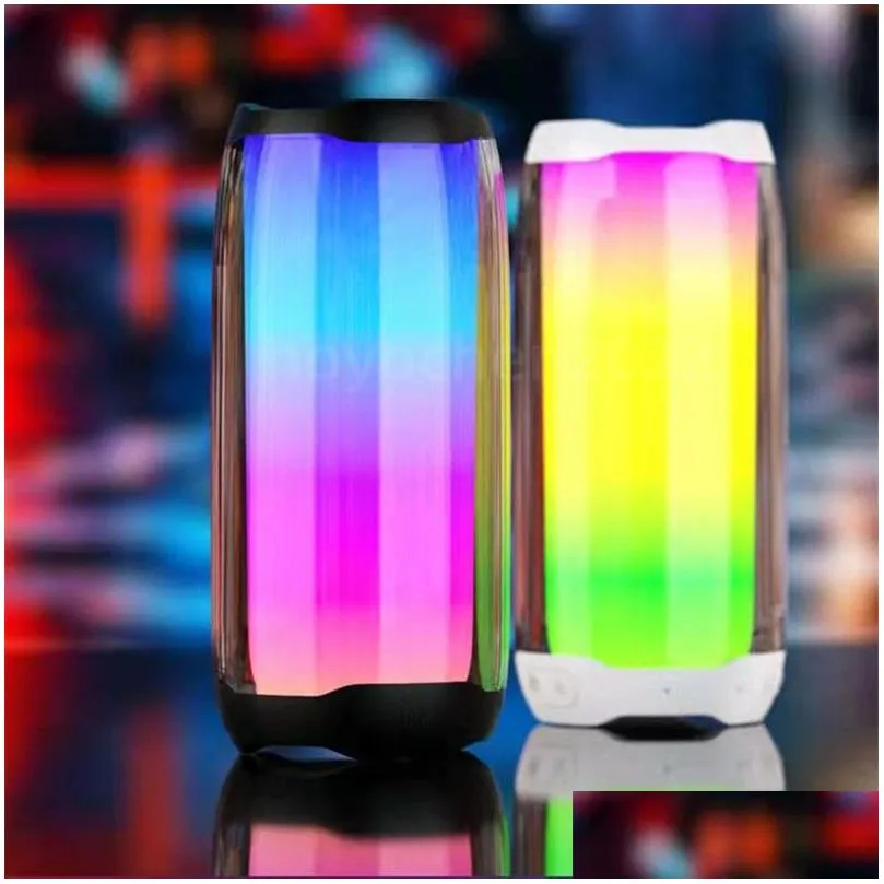 portable speakers pulse5 waterproof subwoofer pulse5 full screen colorful bass music portable audio system