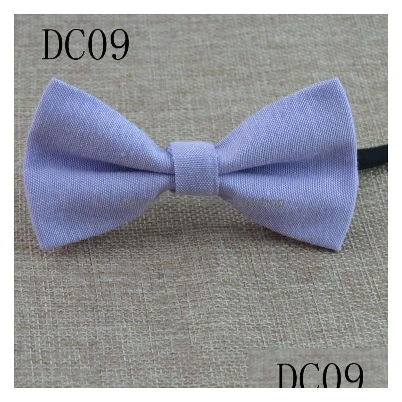 Bow Ties Solid Children Bowtie Baby Bow Tie15 Colors Adjust The Buckle Child Bowknot Necktie Occupational Tie For Christmas Gift Drop Dhjgy