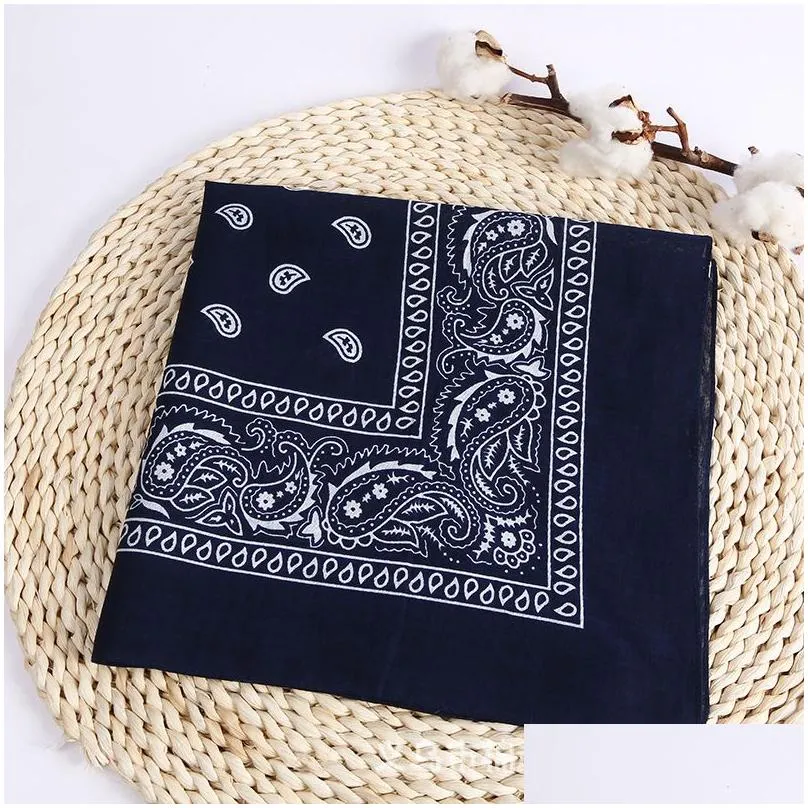 Party Favor Cashew Square Towel Riding Magic Mask Bandana Mtifunctional Polyester Outdoor Drop Delivery Home Garden Festive Party Supp Dhwba