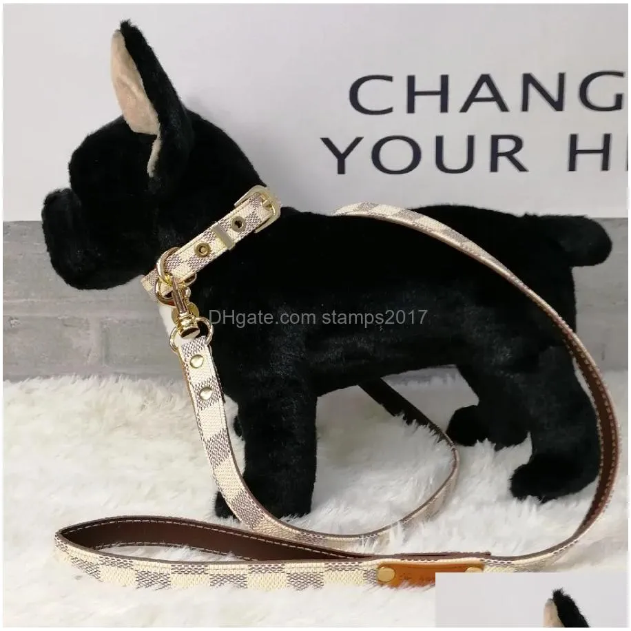 quality hand holdings rope presbyopic multicolor leather pet collar traction rope hands holding rope suit dog supplies