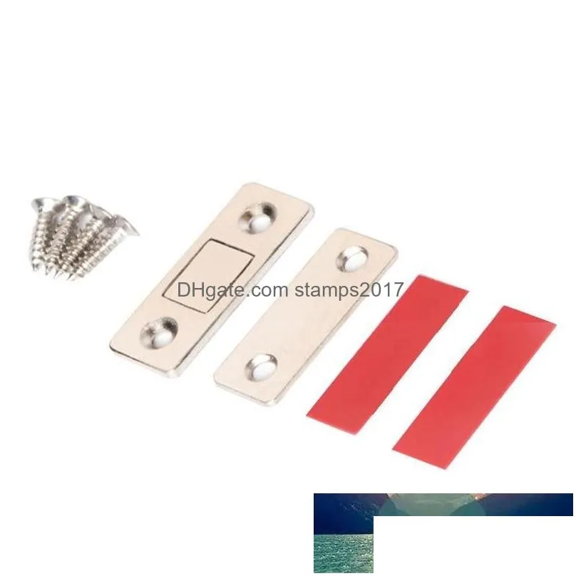 door magnet door closer catch latch furniture cabinet cupboard with screws ultra thin strong magnetic invisible magnet