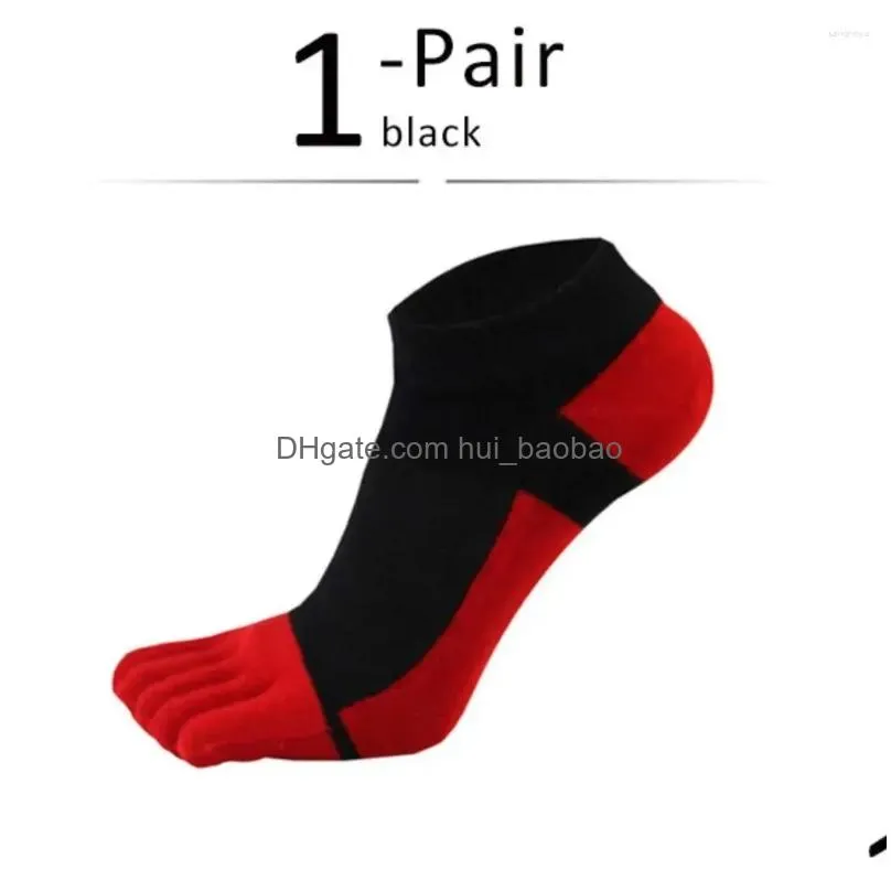 sports socks spring summer shaping breathable anti friction ankle no show five finger mens