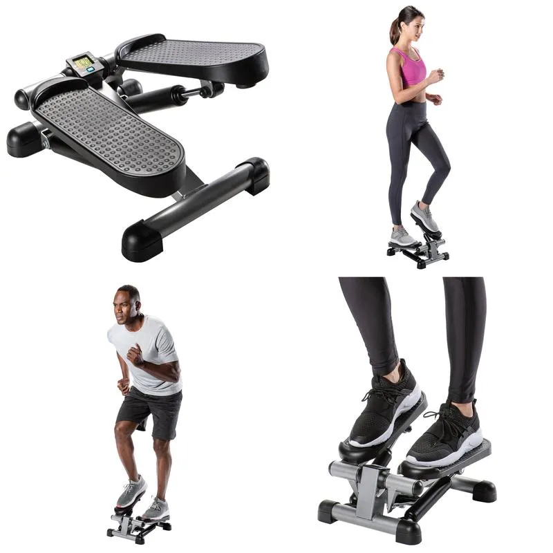 Other Sporting Goods Stamina Mini Stepper With Monitor - Low Impact Black And Gray Great Design For At Home Workouts Step Drop Deliver Dh10L