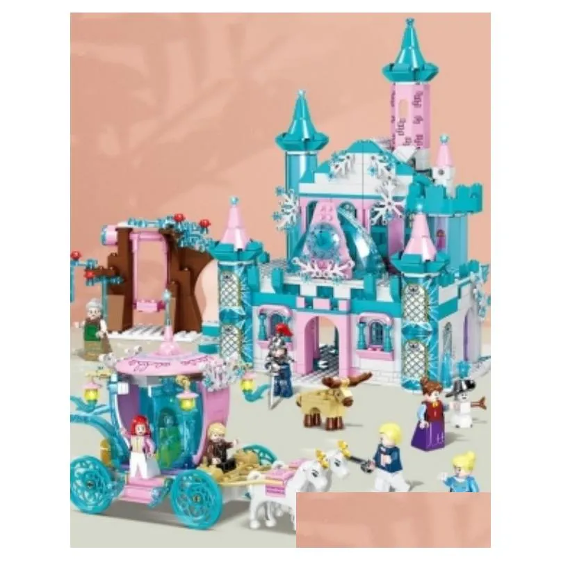 Model Building Kits Princess Toy Brick Building Block Tecnic Fantasy Model Kit Castle Build Puzzle Kid Creative Diy For Girl Doll Bloc Dhalj