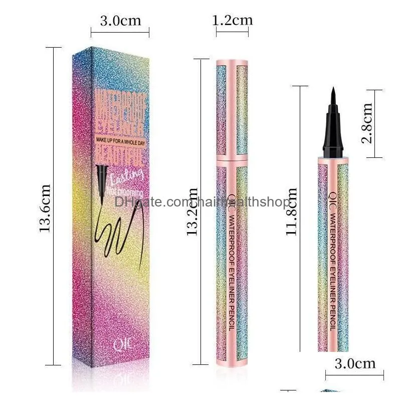 Eyeliner 20Pcs 4D Star Eyeliner Makeup Liquid Line Pen Fast Dry Waterproof Eyelashes Extend Kits Girls Pencil Tools9971650 Drop Delive Dha3M