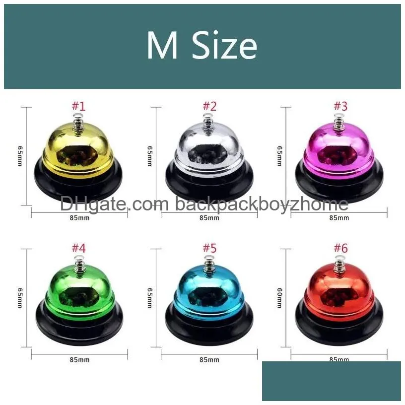Other Kitchen Tools 65/85Mm Kitchen Tools Call Bell Desk Christmas El Counter Reception Bells S/M Dining Table Summoning 908 Drop Deli Dhela