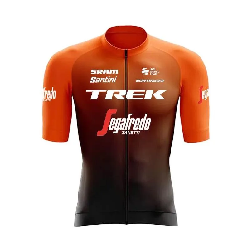 Cycling Jersey Sets Mtb Mens Mountain Bike Clothing Tshirt Summer Bicycle Clothes Jumper 2023 Man Retro Maillot Uniform Tricuta Drop Dh1Mk