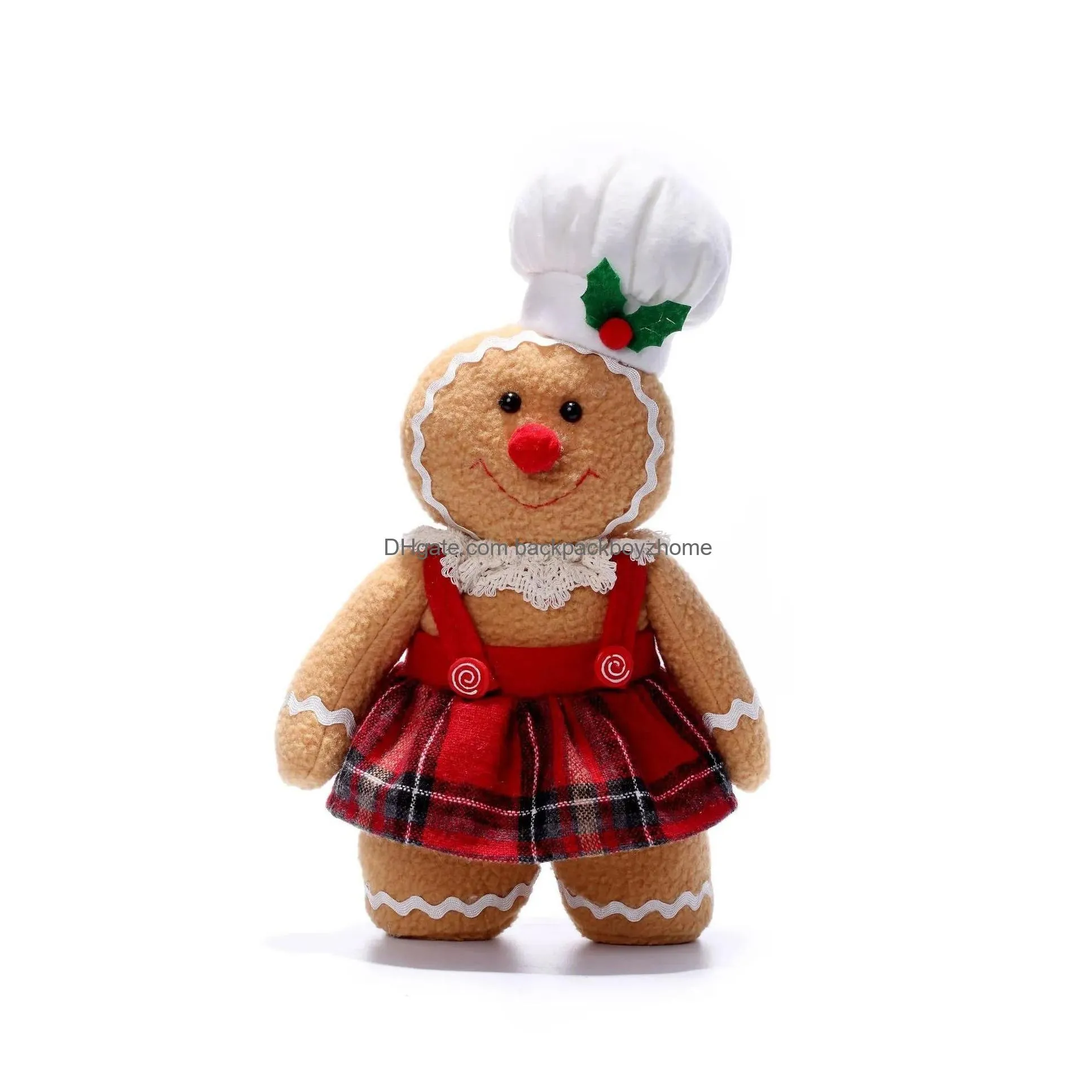 Party Favor New Christmas Decoration Gingerbread Man Doll European And American Ornaments 1103 Drop Delivery Dhufy