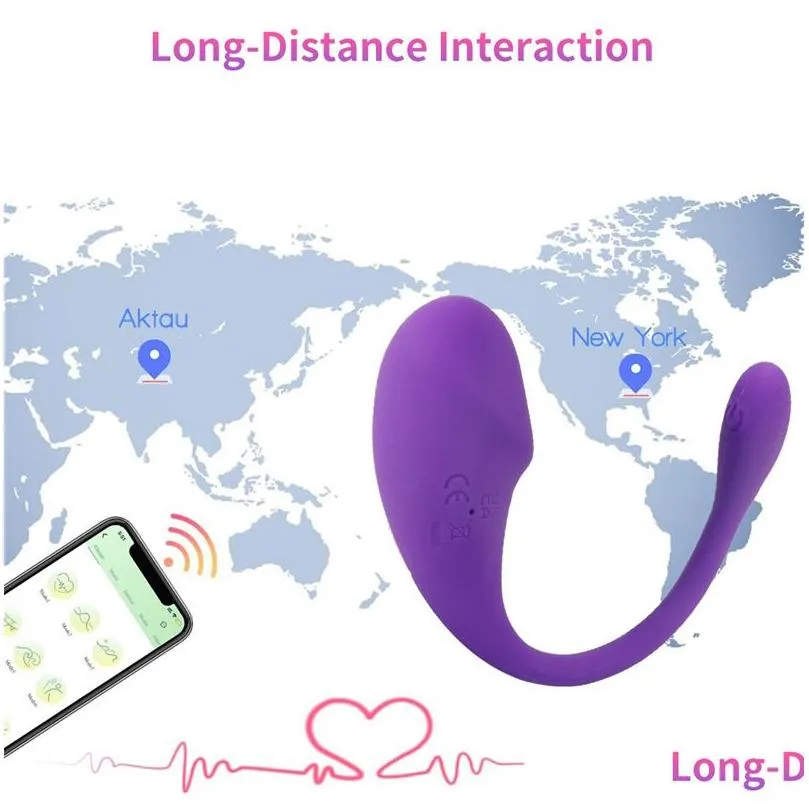 Leg Massagers Toy Masrs Bluetooth Dildo Vibrator For Women Wireless App Remote Control Wear Vibrating Panties Couple Shop Drop Deliver Dhe7R