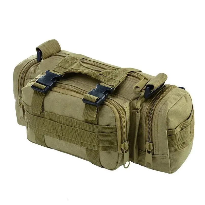 Outdoor Bags 3L Military Tactical Backpack Molle Assat Slr Cameras Lage Duffle Travel Cam Hiking Shoder Bag 3 Use Drop Delivery Dhxgl