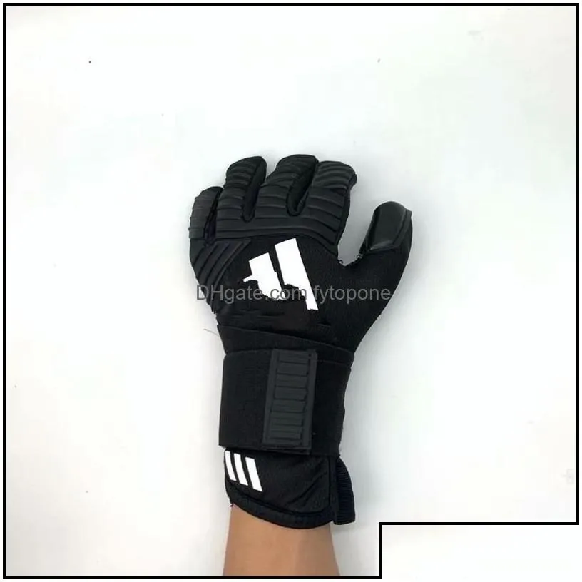 Sports Gloves Top Quality Soccer Goalkeeper Football Predator Pro Same Paragraph Protect Finger Performance Zones Techniques Drop Del Dhki9