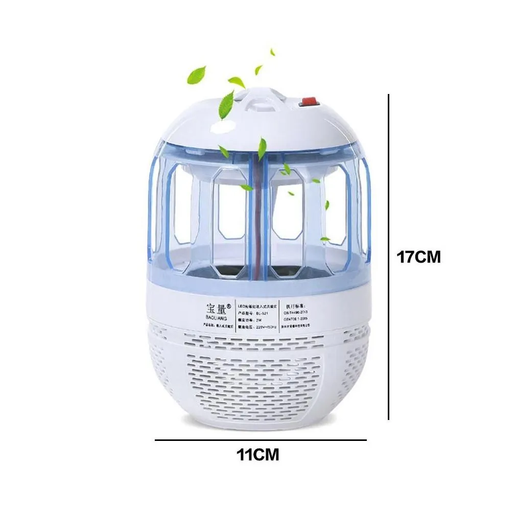 Led Multi-Functional Lights 5V Electric Mosquito Bug Zapper Killer Led Lantern Fly Catcher Flying Insect Patio Outdoor Cam Lamps734207 Dhw5L