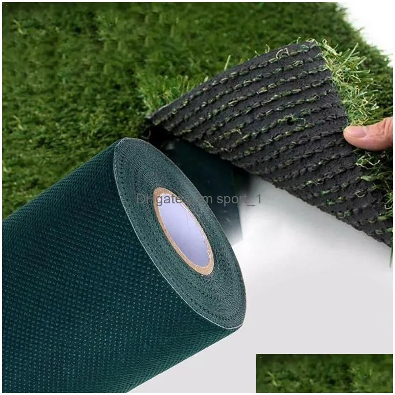 decorative flowers wreaths 151000cm garden self adhesive joining green tape synthetic seaming grass jointing decoration lawn tu6052073