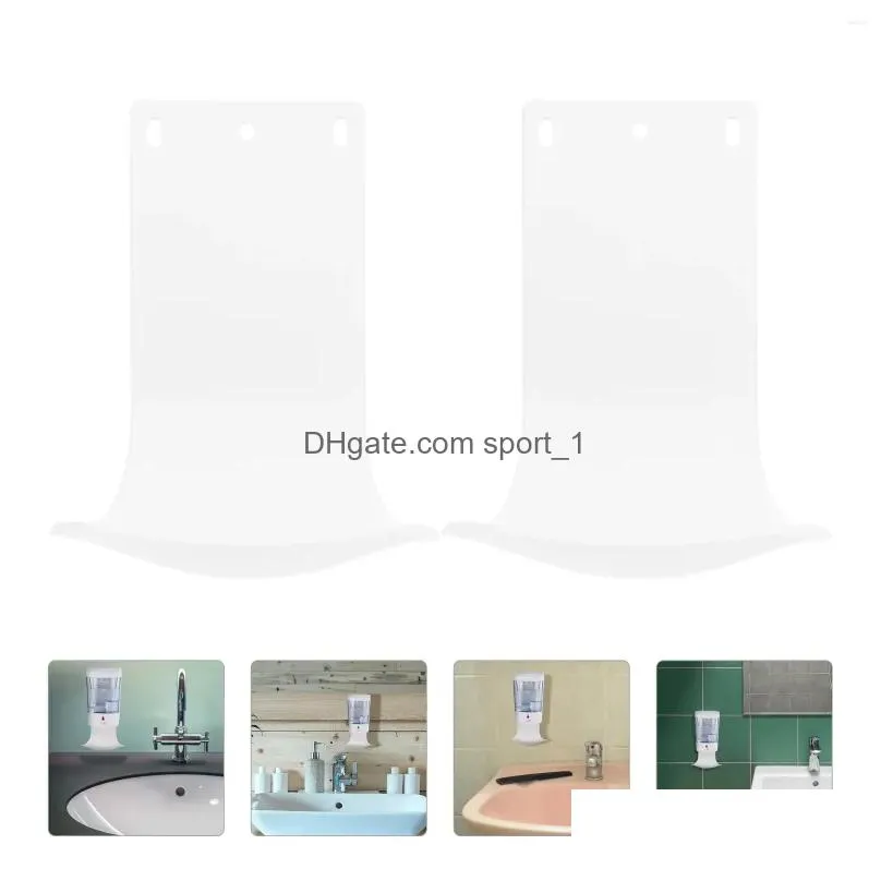 liquid soap dispenser 2 drip tray wall mounted catcher for hand keeps floor clean