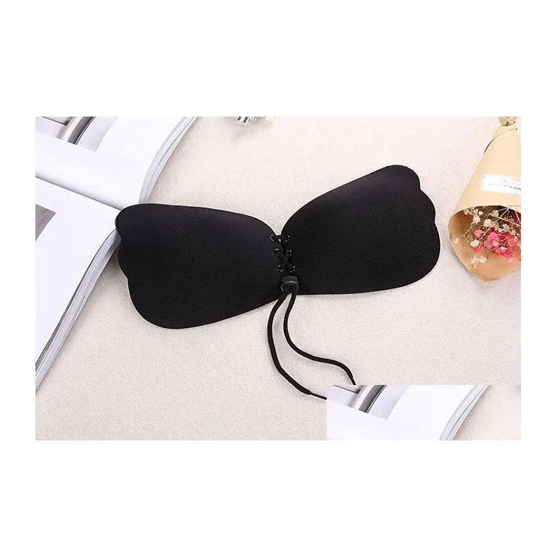 Breast Pad New Arrival Butterfly Wing Invisible Bra Self Adhesive Sile Pushup Bras For Women A B C D Drop Delivery Health Beauty Breas Dhzt7