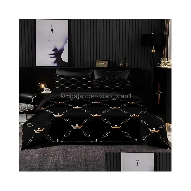 bedding sets minimalist style bedding set duvet cover 240x220 with pillowcase black 200x200 quilt cover twin queen king size bed sheet set