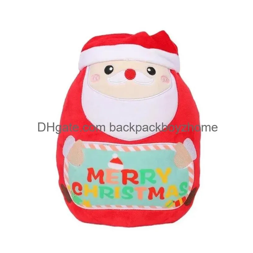 Christmas Decorations Santa Claus Pillow Series Merry Christmas Cute Elk P Toys Gifts For Children 1104 Drop Delivery Home Garden Fest Dhxwe