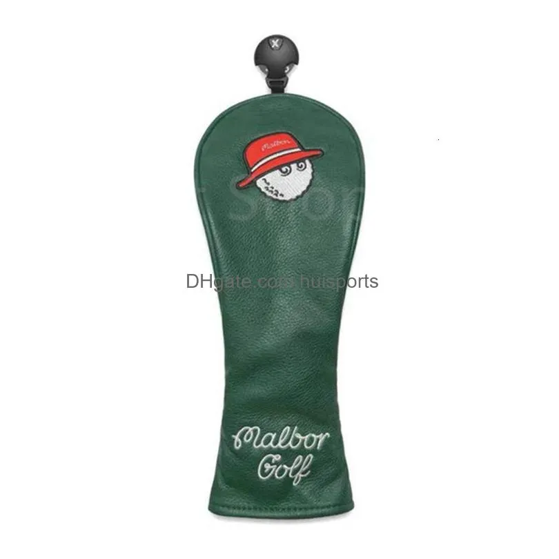 other golf products 4 colors fisherman hat golf club 1 3 5 wood headcovers driver fairway woods cover pu leather head covers golf putter cover