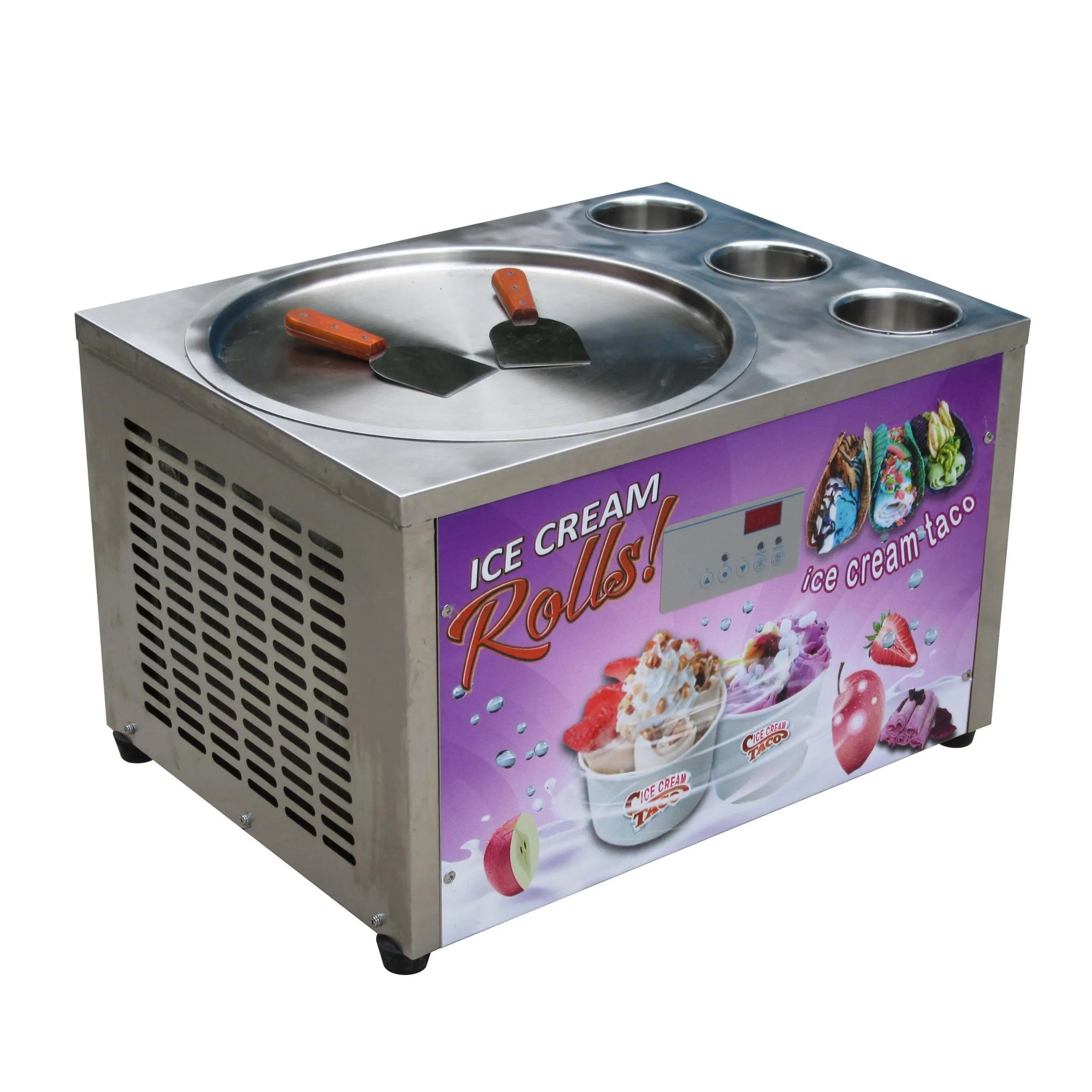 Food Processing Equipment Wholesale To Door Countertop Fried Roll Ice Cream Hine Food Processing Equipment With Defrost Pcb Of Samrt A Dh1Na