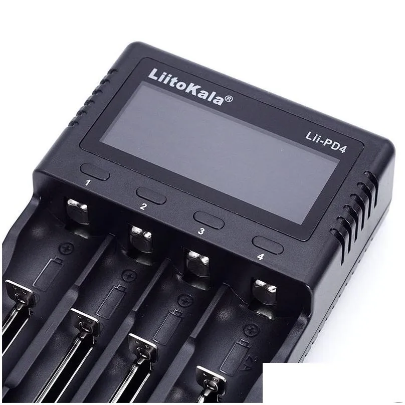 good quality liitokala lii-pd4 nickel-hydrogen battery  for li-ion battery 