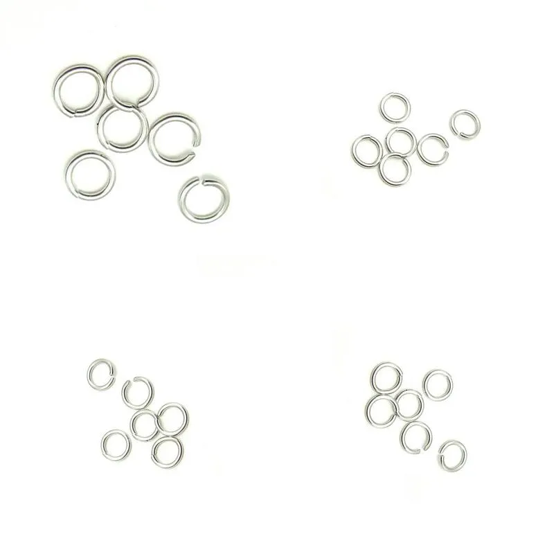 100pcs lot 925 sterling silver open jump ring split rings accessory for diy craft jewelry gift w5008 259o